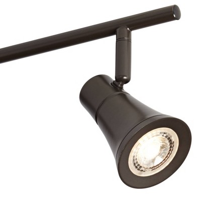 Bronze 40" LED Ceiling Track Light Fixture with Dimmable GU10 Bulbs