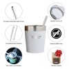 Healthy Human Stainless Steel Tumbler with Straw | (12oz, Pure White) - 2 of 4