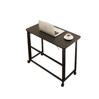 VisioGear Folding Desk, Small Foldable Desk for Small Space, Home Office Foldable Office Desk for Bedroom, Black, 31.5"*15.75"*29.53"