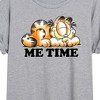 Women's - Garfield - Me Time Sketch Oversized Graphic T-Shirt - 2 of 4