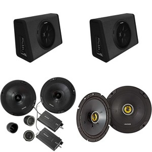 Kicker (2) 11PT250 Powered Sub Enclosure & 46CSS674 6.75" Component, 46CSC674 6.75" Bundle - 1 of 4