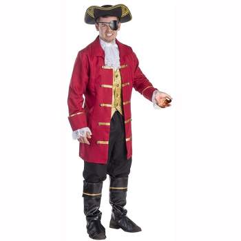 Dress Up America Pirate Captain Costume for Adults