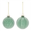 Frosted Glass Ball Ornament (Set of 12) - 2 of 4