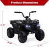 12V Kids Ride On Electric ATV, Ride Car Toy with Bluetooth Audio,High/Low Speed, LED Headlights, Battery Indicator & Radio, for Boys Girls 3-10 - 4 of 4