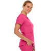 MediChic Women's Ruth 3-Pocket Multi Stitch V-Neck Scrub Top - 3 of 4