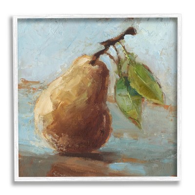 Stupell Industries Pear Fruit Kitchen Painting Framed Giclee Art