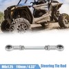 Unique Bargains M8 Steering Suspension Tie Rod for 49cc Electric ATV Go Kart 2Pcs Silver Tone - 2 of 4