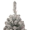 Northlight Pre-Lit Medium Heavily Flocked Madison Pine Artificial Christmas Tree - 3' - Multi Lights - image 4 of 4