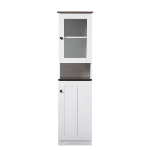 Lauren Twotone And Buffet And Hutch Kitchen Cabinet White dark