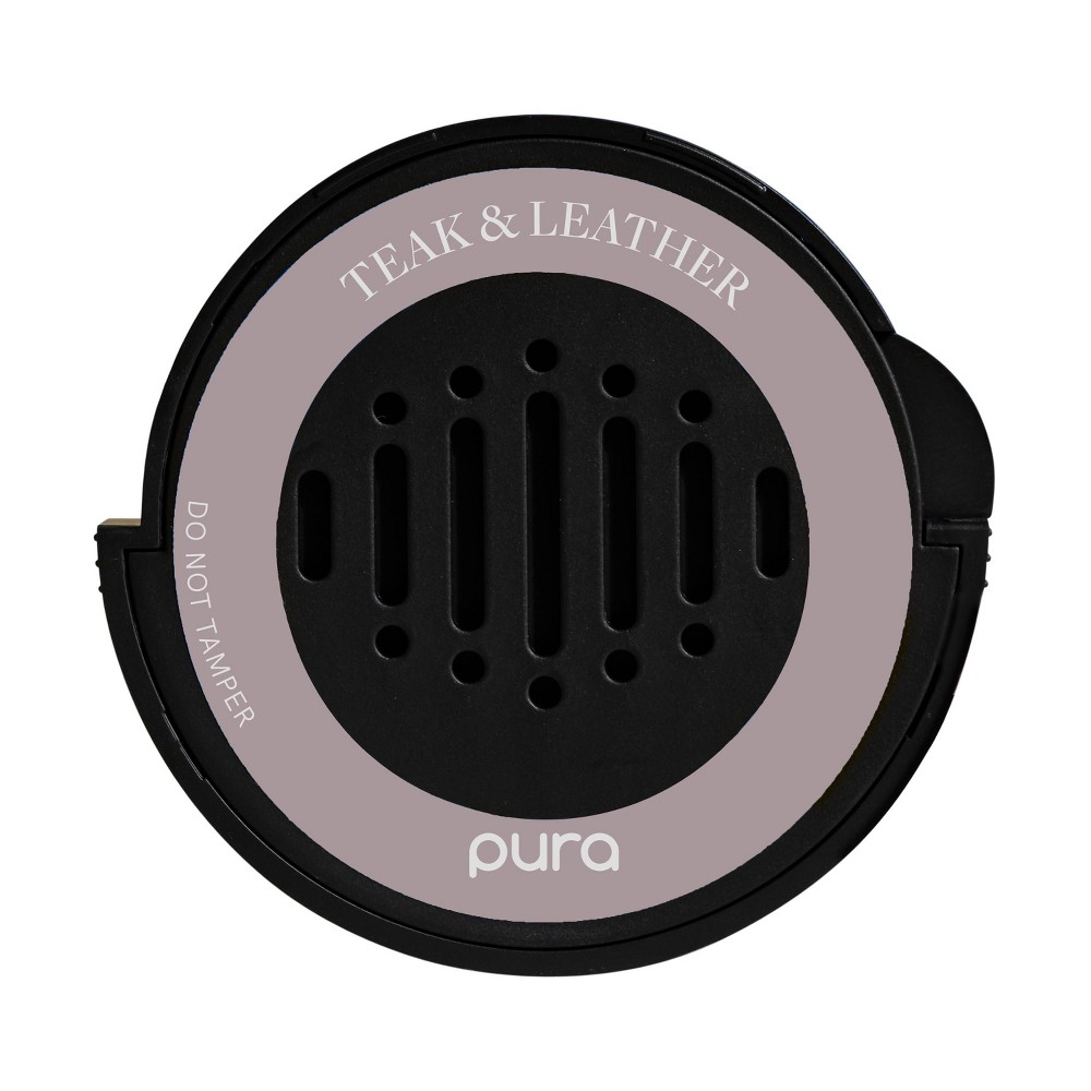 Photos - Air Freshener Refill Pura Teak and Leather Car Fragrance : Vetiver & Pineapple Scent, Diffuser-Compatible 