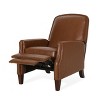 Lyngins Modern PU Leather Recliner Chair with Rivets & Footrest,Single Sofa Accent Chair for Living Room,Bedroom - 2 of 4