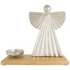 Northlight Heavenly Angel Metal Christmas Votive Candle Holder - 10" - Silver - image 3 of 4