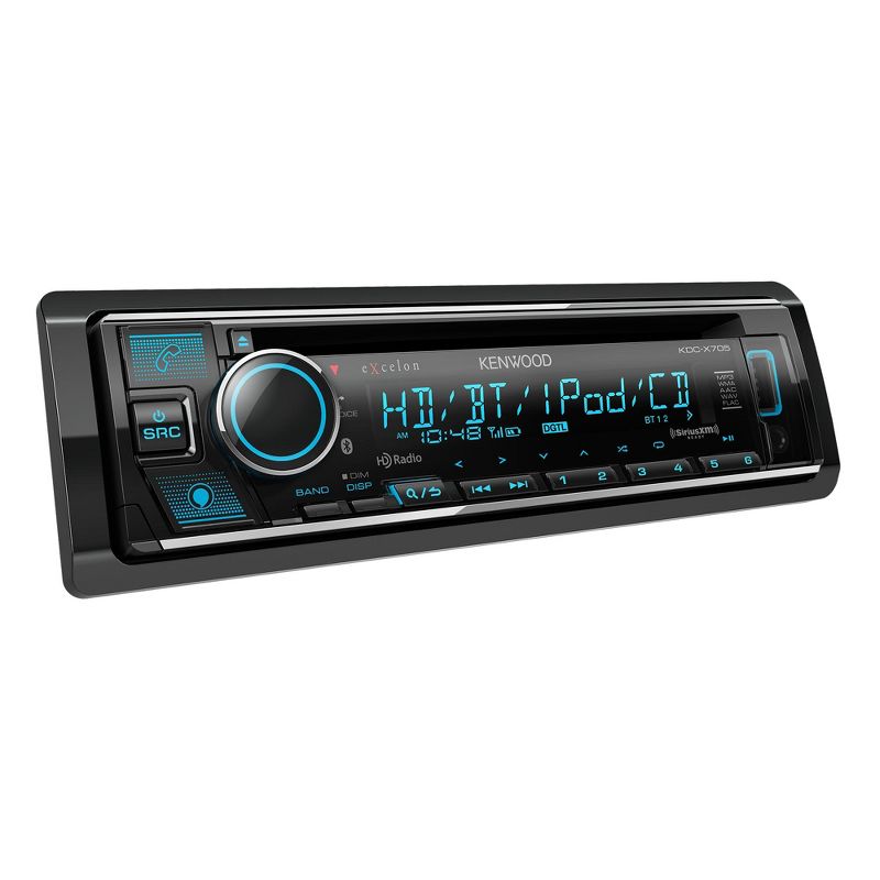 Kenwood eXcelon KDC-X705 Bluetooth HD radio Dual rear USB single DIN CD receiver w/ a Sirius XM SXV300v1 Tuner Kit for Satellite Radio, 3 of 6