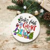 Santa’s Favorite Chemist Christmas Ornament, Chemistry Gift| OrnamentallyYou - 4 of 4