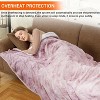 Heated Electric Throw Blanket, Fast Heating Electric Blankets with 5 Heating Levels & 4 Hours Auto Off, Pink Tie-Dye, 50" x 60" - 3 of 4