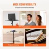 VEVOR Projector Stand with Wheels, Projector Floor Stand Adjustable Height from 22.8 to 57.3 in, Projector Mount with 2 Trays, Black - 3 of 4