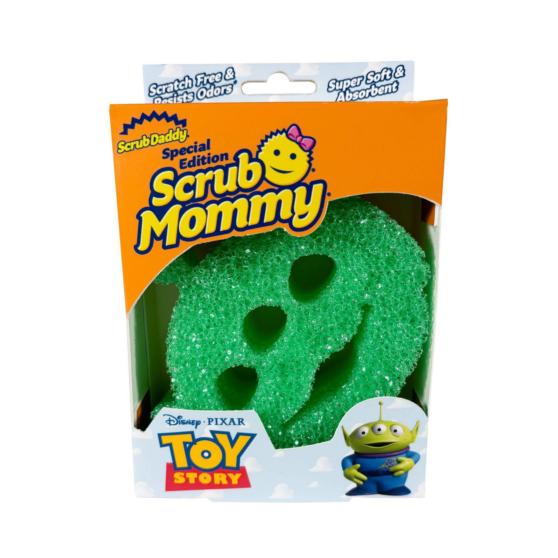 Scrub Daddy Mommy Sponges Scrubber Toy Story The Alien