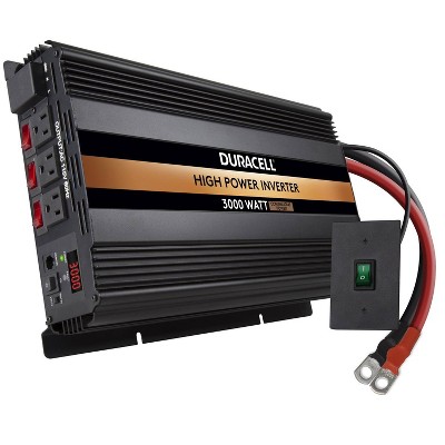 Duracell 3000W High Powered Inverter and Remote Switch