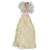 Northlight 10" Champagne and White Angel Christmas Tree Topper, Unlit - 4 of 4