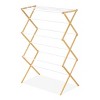 Whitmor Wood Drying Rack: Collapsible Clothes Dryer, Multicolored, 29.5" Width, 32 lb Capacity, No Tools Assembly - 4 of 4