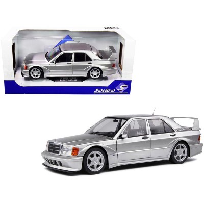 1990 Mercedes Benz 190E 2.5-16 Evolution II (W201) Silver 1/18 Diecast Model Car by Solido