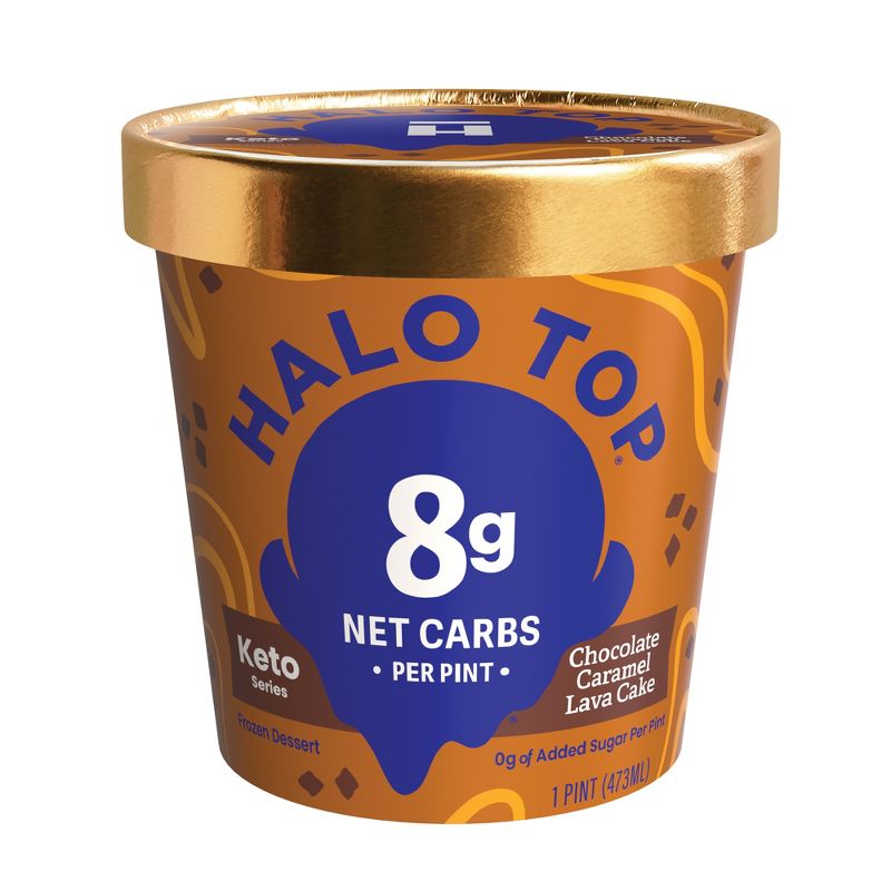 Halo Top Frozen Keto Chocolate Caramel Lava Cake - 16oz, 1 of 6