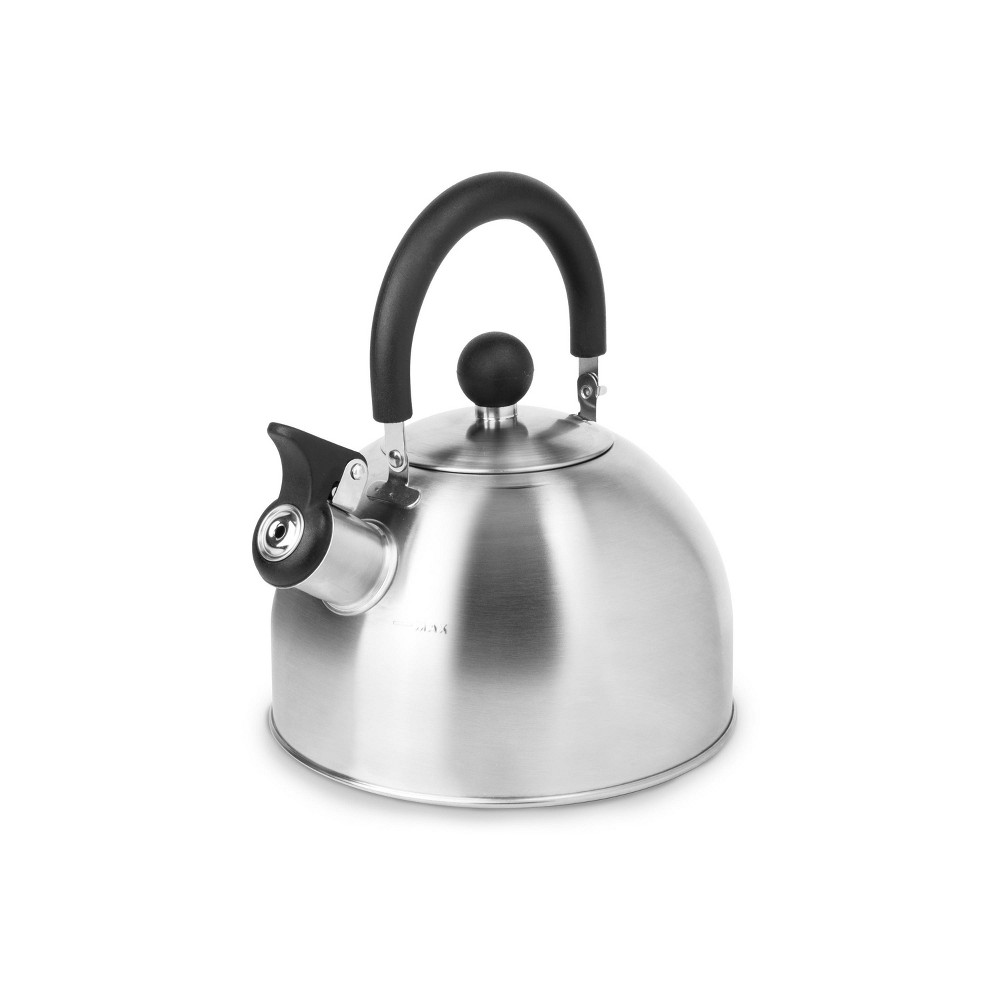 Photos - Kettle / Teapot Aroma 1.5qt Stainless Steel Stovetop Kettle Silver: Whistling Tea Kettle with Flip-Up Spout, Small Teapot for Stove 