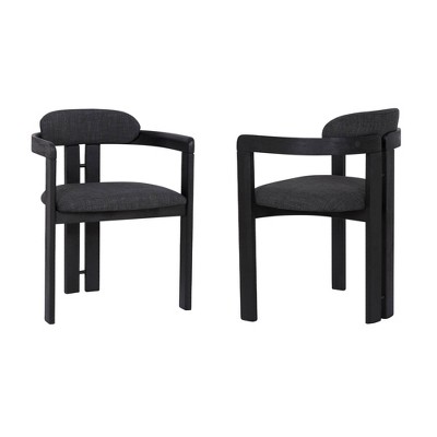 target black dining chairs