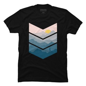 Men's Design By Humans hiking By hkartist T-Shirt - 1 of 4