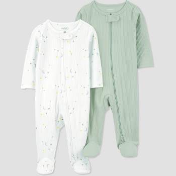 Carter's Just One You® Baby 2pk Sleep N' Play - Green/Ivory