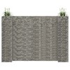 vidaXL H-Shaped Gabion Planter - Rustproof & Weather-Resistant Steel Wire, Easy Assembly, Sturdy Design for Garden or Patio - 2 of 4