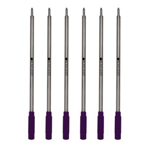 Monteverde Ballpoint Pen Refill Medium Point Purple Ink 6 Pack (C133PL) - 1 of 1
