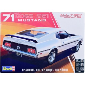 Level 4 Model Kit 1971 Ford Mustang Boss 351 1/25 Scale Model by Revell - 1 of 4