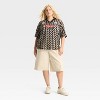 Women's Knit Elbow Sleeve V-Neck Polo Shirt - Wild Fable™ - 3 of 3