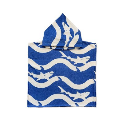 Hooded Towel Blue Wave - Bullseye's Playground™