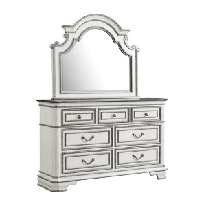 Caroline 7 Drawer Dresser with Mirror Set White - Picket House Furnishings
