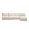 NicBex Couches for Living Room Single Deep Seat Sofa Couch Fabric Slip-covered Armchair with 1 Big Back Cushion and 2 Big Toss Pillows - 2 of 4