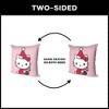 Sanrio Hello Kitty Candy Cane Kitty Throw Pillow 18x18 Inches - 2 of 4