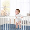 Sweet Jojo Designs Boy Baby Fitted Crib Sheet Watercolor Sports Theme Blue - 2 of 4