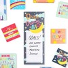 Paper Junkie 6-Pack Magnetic Notepads To-do & Extra 6-Piece Magnets, Positive Quotes, Great for Fridge Locker - 2 of 4