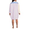 Lands' End Women's Cotton Poplin Long Sleeve Sleepshirt Nightgown - 2 of 4