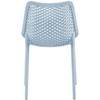 Meridian Furniture Mykonos Sky Blue Outdoor Patio Dining Chair (Set of 4) - 3 of 4
