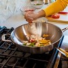 Willow & Everett Stainless Steel Wok Pan With Lid And Spatula For Stir Fry,  13 Inches, Silver : Target