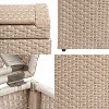 happimess Darla All-Weather Wicker/Metal Swing Top Hideaway Outdoor Trash Can - 4 of 4