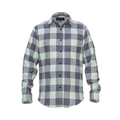 Braveman | Men's Button Down Long Sleeve Plaid Shirt