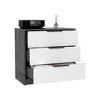 NicBex 3 Drawers Dresser for Bedroom,Modern Style Wooden Drawers with Black Handle,Dressers for Kids Room,Living Room,Entry and Hallway - 4 of 4
