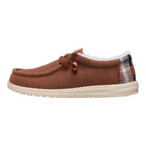 Hey Dude Wally Cozy Plaid - Comfortable Slip on Shoes - 1 of 4
