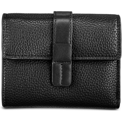 BEAFUP Small Women’s Trifold Wallet,RFID Blocking PU Leather Compact Wallet with 5 Card Slots, Zippered Coin Pocket for Everyday Use