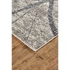 HomeRoots 2' X 3' Taupe Gray And Ivory Abstract Stain Resistant Area Rug - 4 of 4
