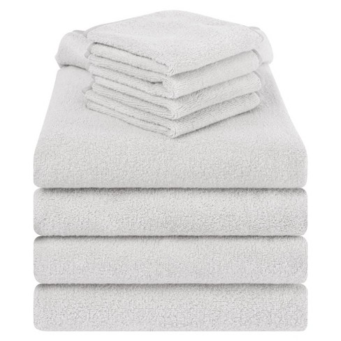 American Soft Linen 6 Piece Towel Set, 100% Cotton Bath Towels For Bathroom  : Target